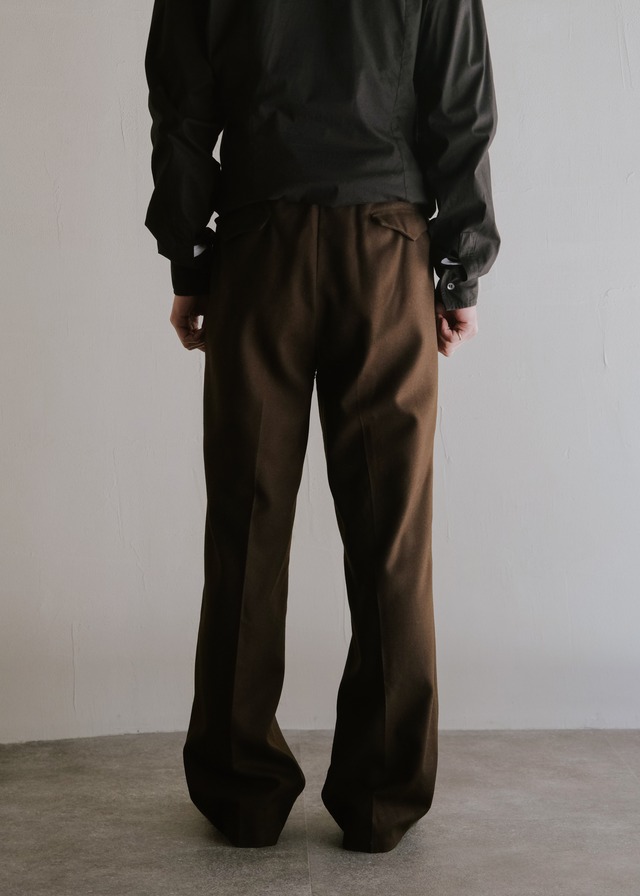 70's Euro vintage center crease semi flare slacks
