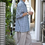 cotton madras check shirt