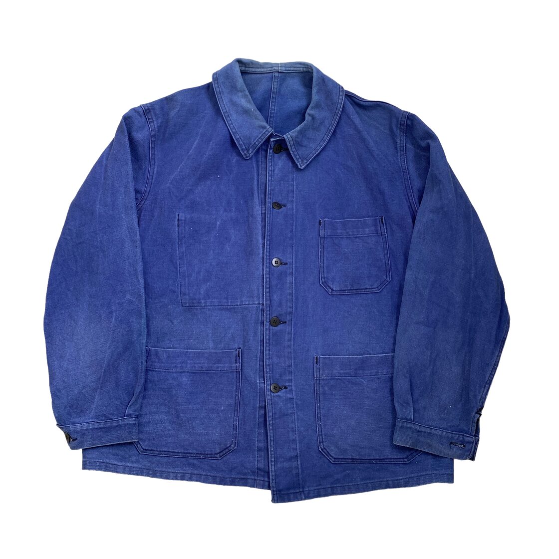 60s~ French work jacket EURO work jacket indigo blue フレンチ 