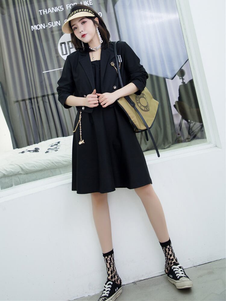 薄手スカート メタルショートコート 大きめサイズ ミックスインファッション10397253443