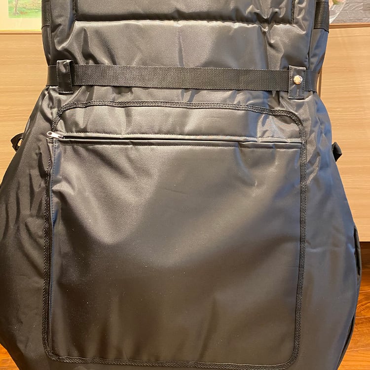 コントラバスバッグ 厚手 ブラック 4/4サイズ