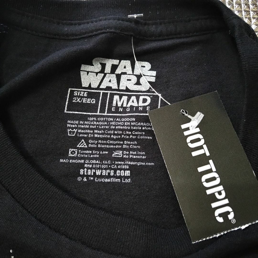 スターウォーズ Tシャツ 2X 黒 アミダラ 映画T ムービーT 海外