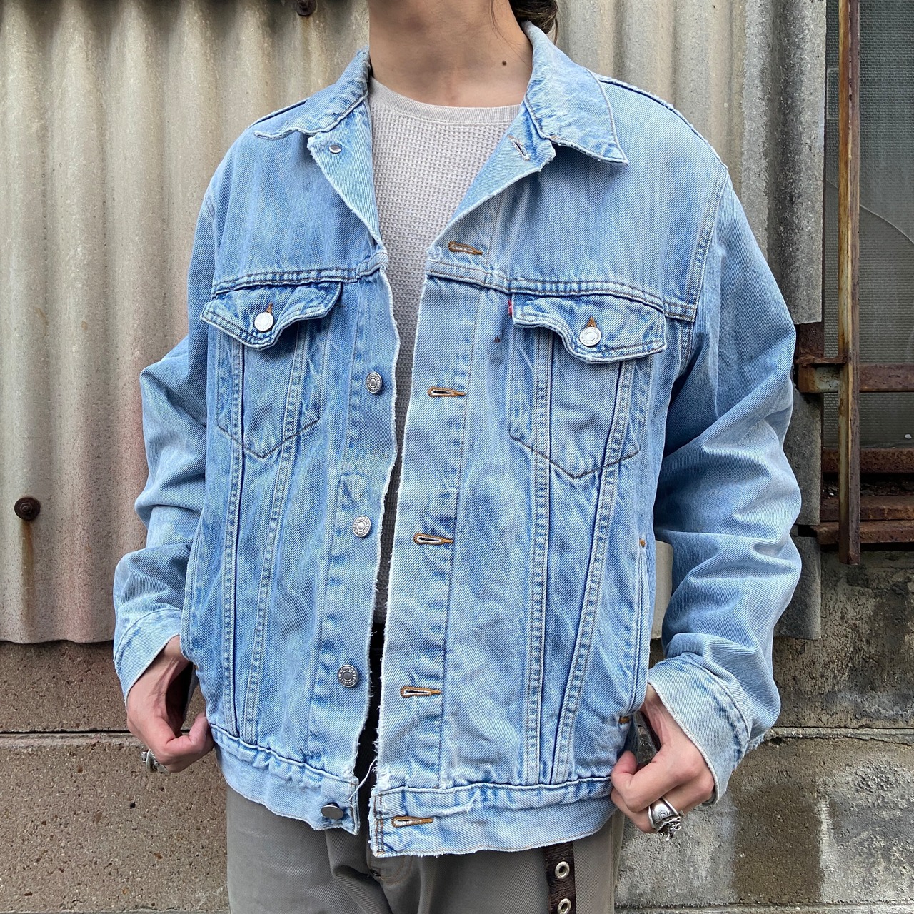 デニムジャケット lugiva 通販 90年代 リーバイス デカパッチ 70516 