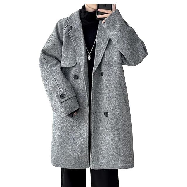 Studio 0001 Ferre アンゴラチェスターコート ロング スタイリッシュ