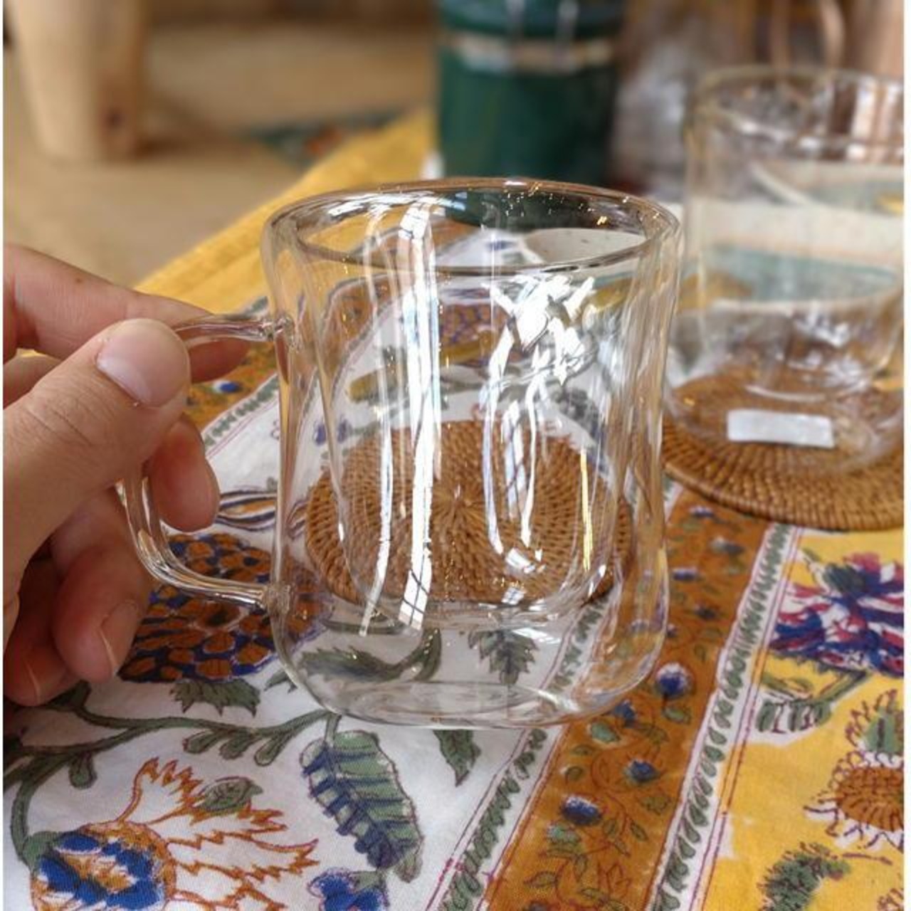 TOPANGA エスプレッソコーヒーカップ グラス ガラス ドリンク ホットドリンク コールドドリンク ダブルウォール 耐熱