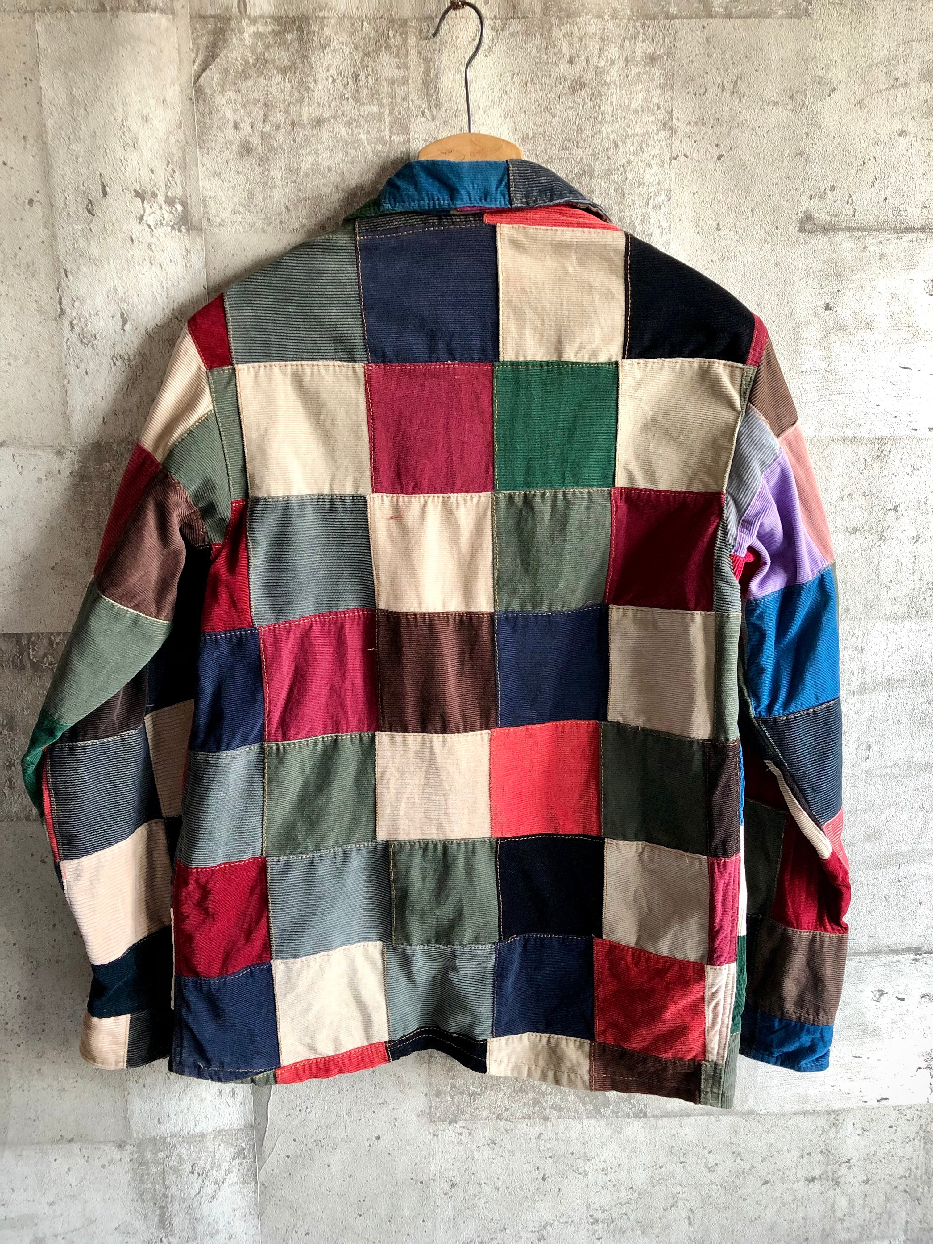 RARE 80s〜 VINTAGE LEVI'S PATCHWORK JACKET MULTI COLOR CRAZY RARE 80s〜 VINTAGE LEVI'S PATCHWORK JACKET MULTI COLOR CRAZY