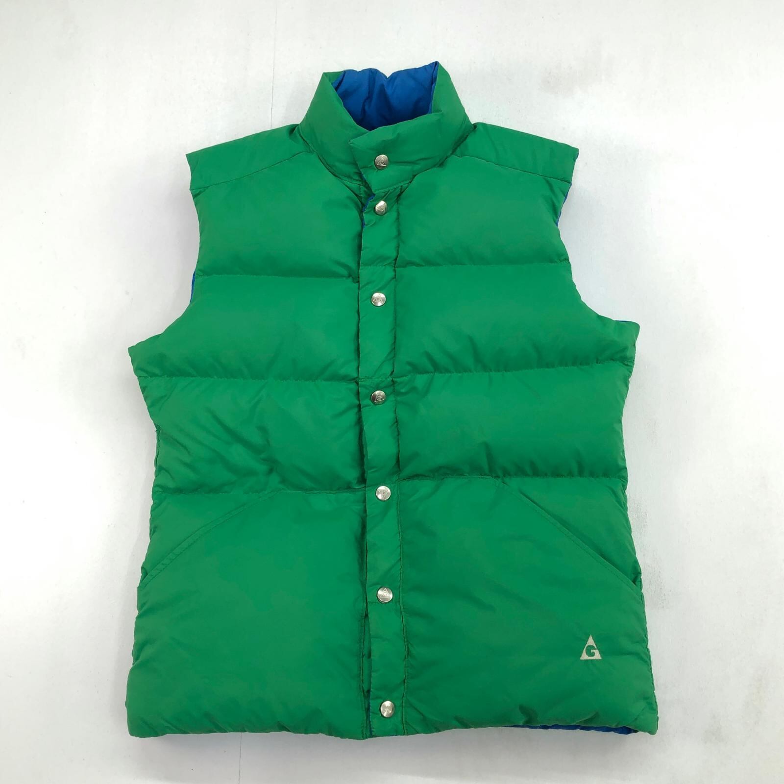 GERRY ジェリー 80年代 USA製 白タグ ダウンベスト リバーシブル