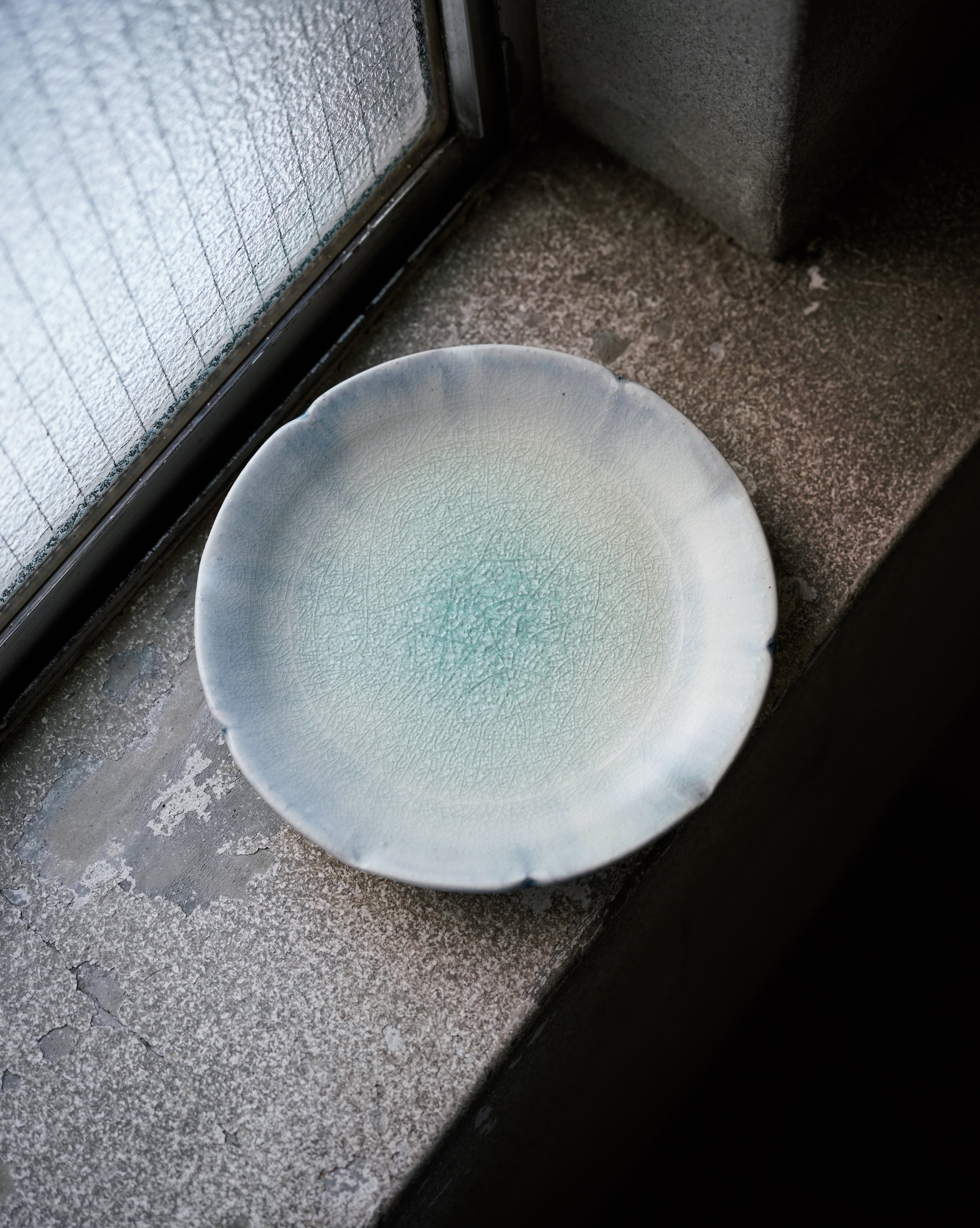 流彩輪花皿 / 市川恵大