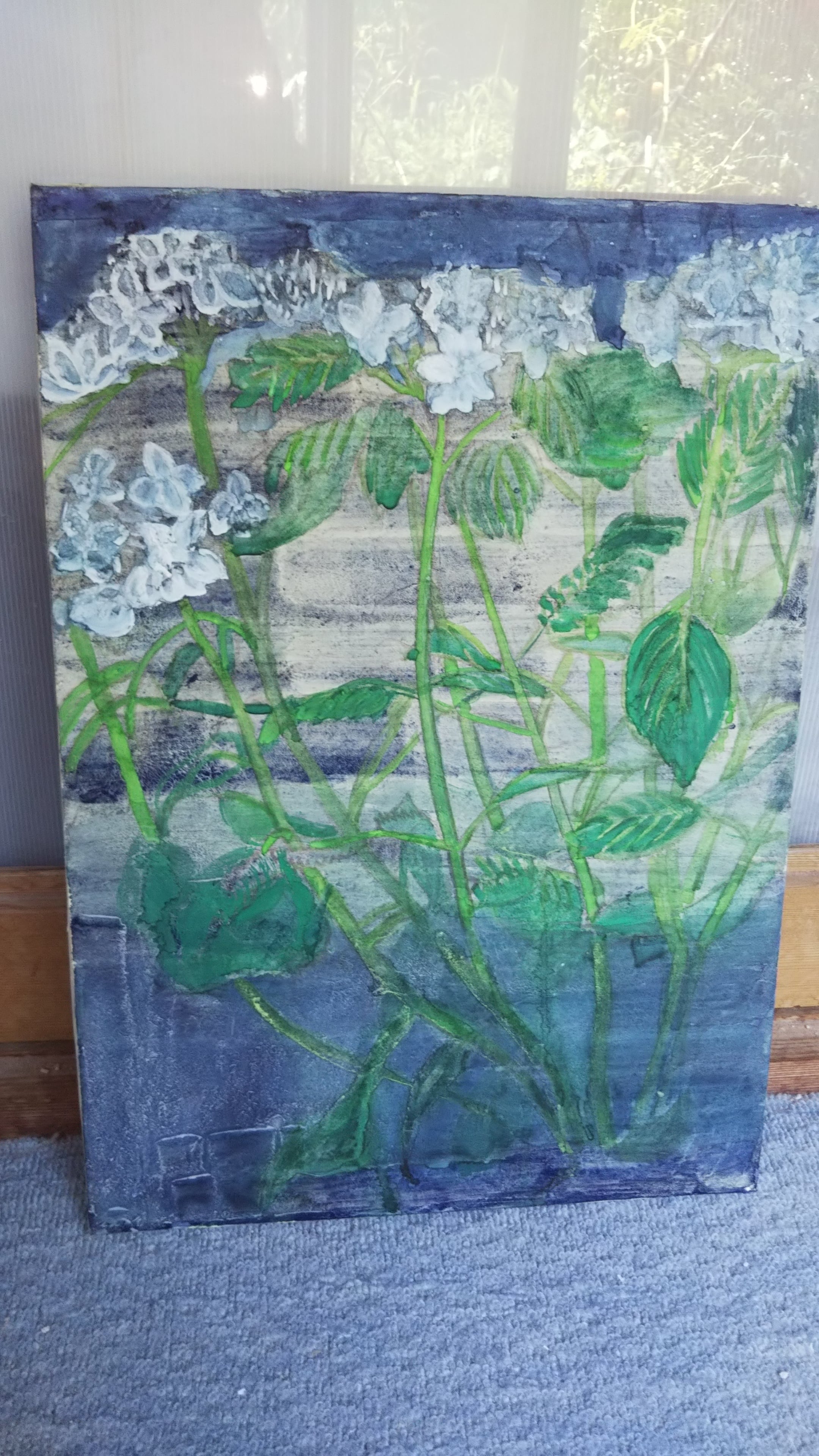 額紫陽花日本画 | niyanchiko21