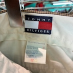 90s TOMMY HILFIGER 2タックワイドスラックス 千鳥格子 トミー