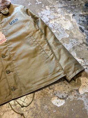 HOUTON / N-1 DECK JACKET " tight model " / デッキジャケット / ジャパニーズフィット / 5N-1X