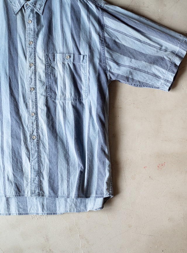 "IMPORTANTE" 1990s Wide stripe shirts