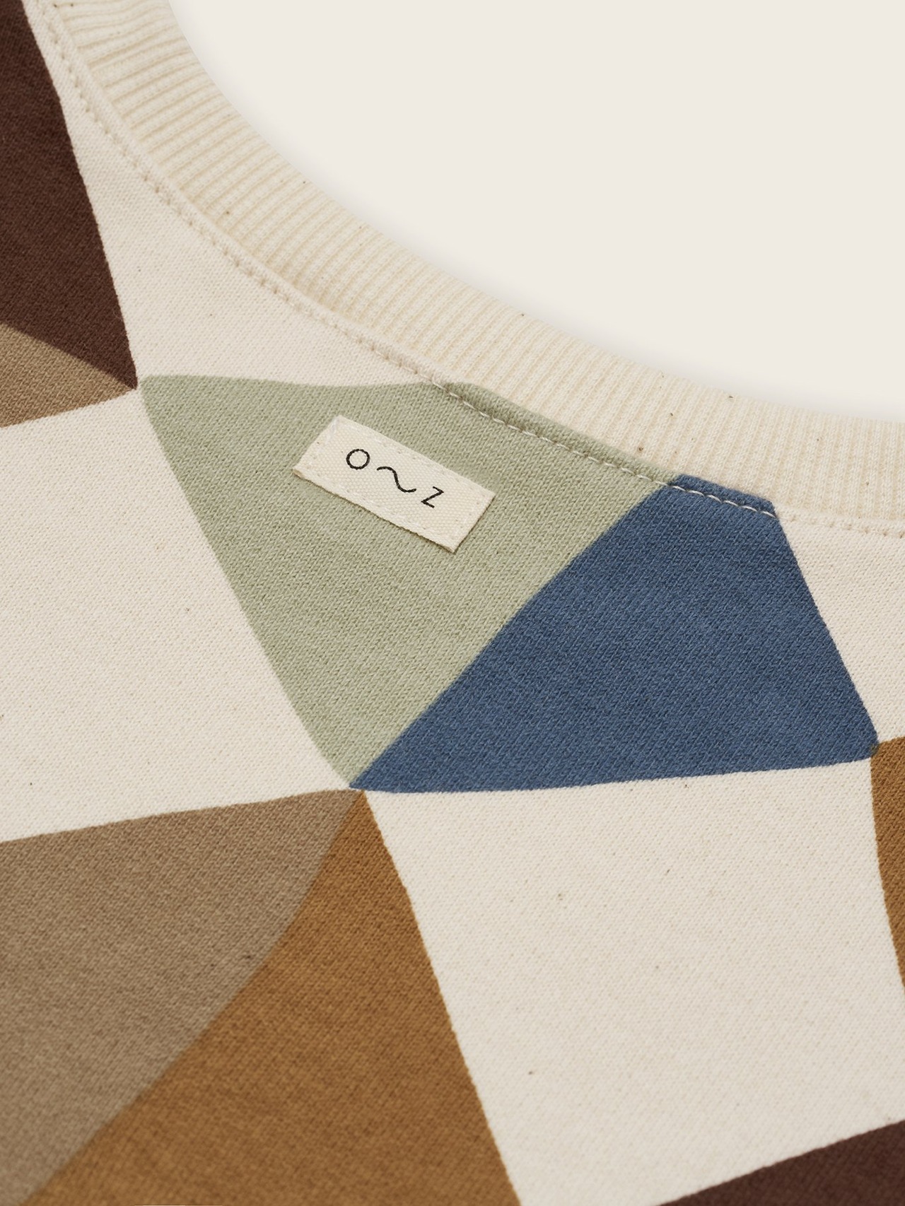 ORGANIC ZOO　Kite Patchwork Sweatshirt Undyed
