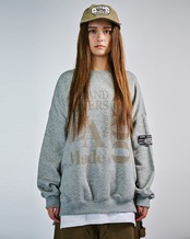DOG AND LOVERS プリントレイヤードTOPS (KHAKI)　CQ-49082