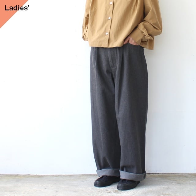 FANTASTICDAYS 10.5ozデニムオーバルパンツ 1PDENIM (Dark Gray)