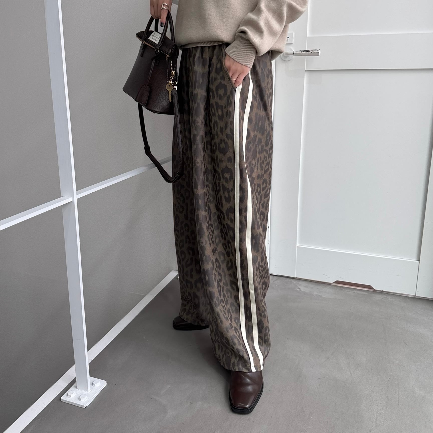 Leopard Luxe track PT/beige | CFT.