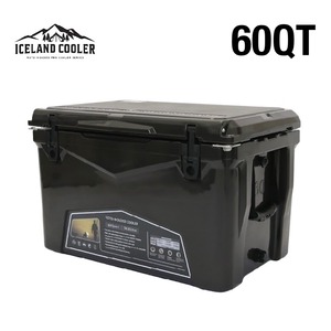 ブラック ICELANDCOOLER アイスランドクーラーボックス 60QT