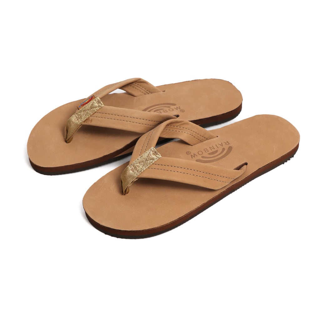 レインボーサンダルS ダブルレイヤー　ブラック(ヌバックレザー)　25SS RAINBOW SANDALS SANDALS(レインボーサンダル)ビーチサンダル