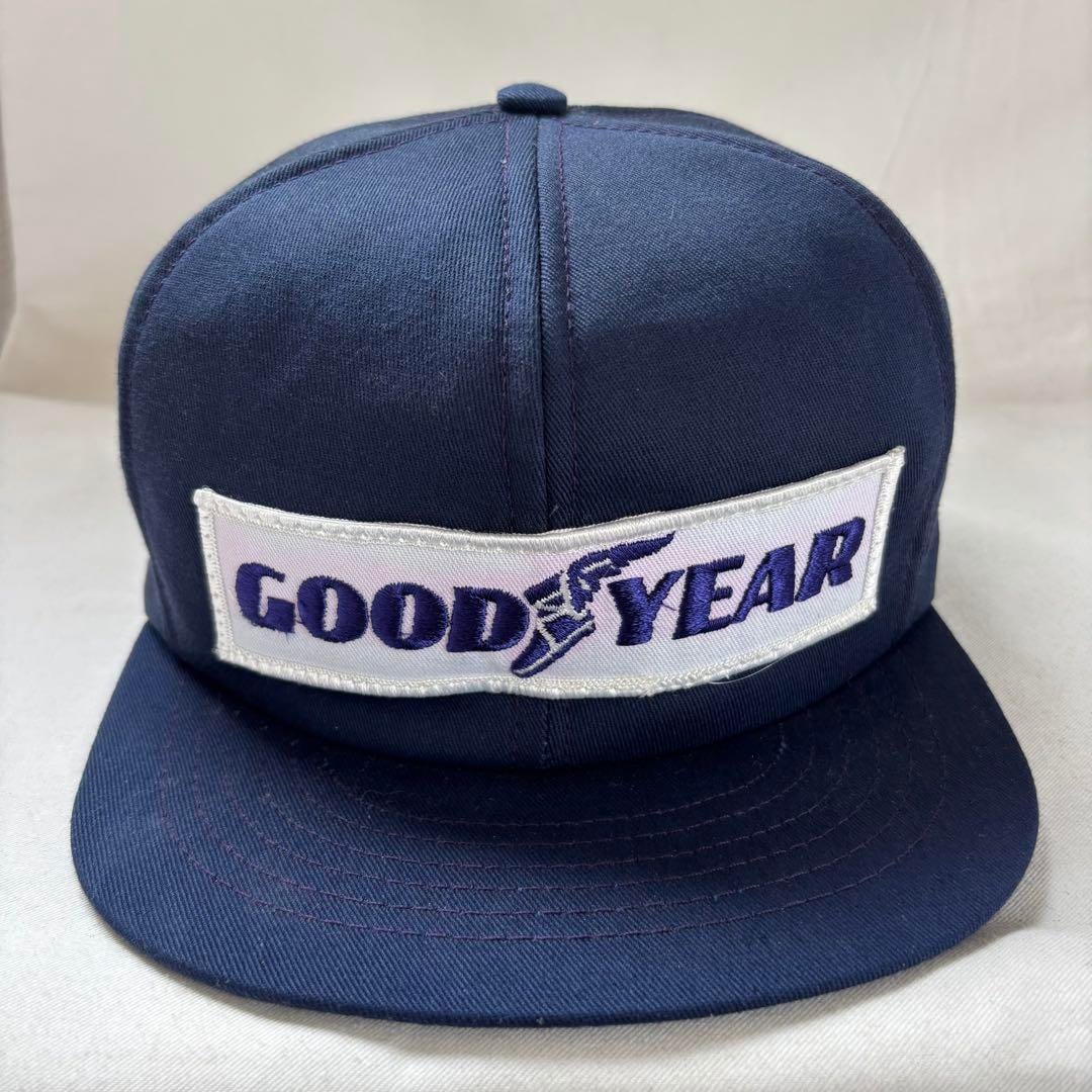 GOOD YEAR グッドイヤー キャップ ネイビー ロゴ刺繍 GOOD YEAR グッドイヤー キャップ ネイビー ロゴ刺繍