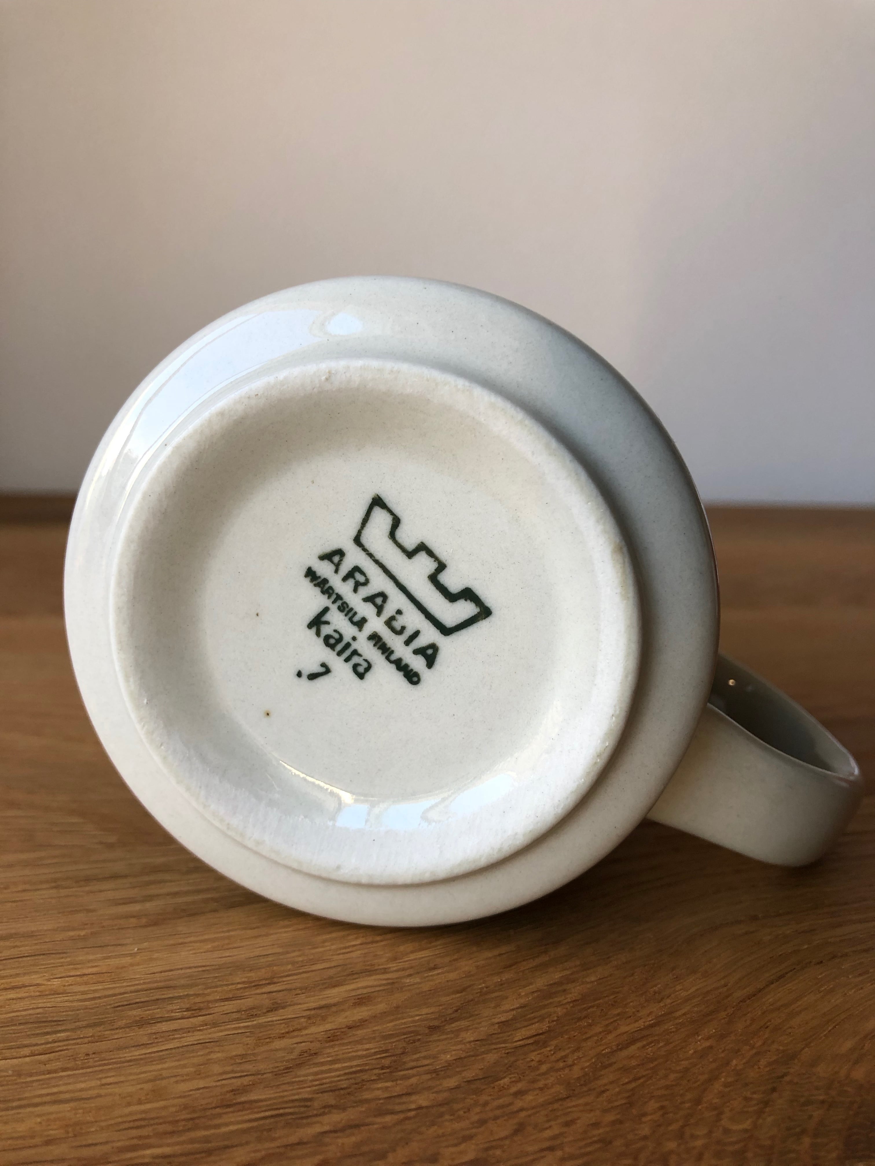 廃盤 マグ】ARABIA アラビア Kaira カイラ マグカップ（北欧雑貨/北欧