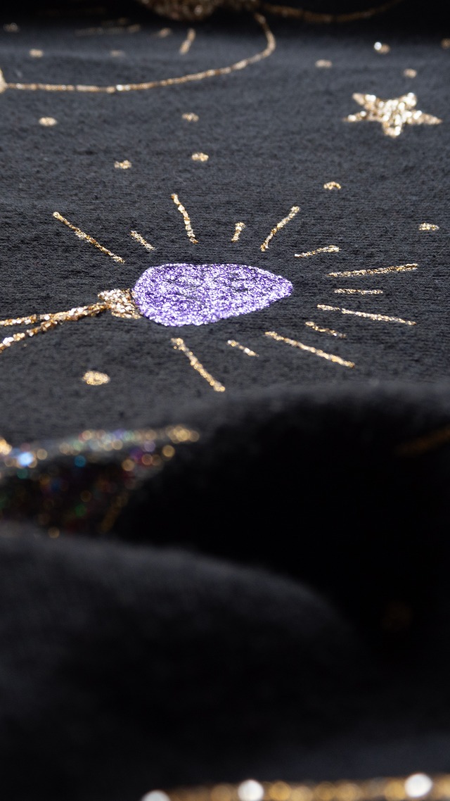 unknown '90s vintage "FRUIT OF THE LOOM"body decorated sweat