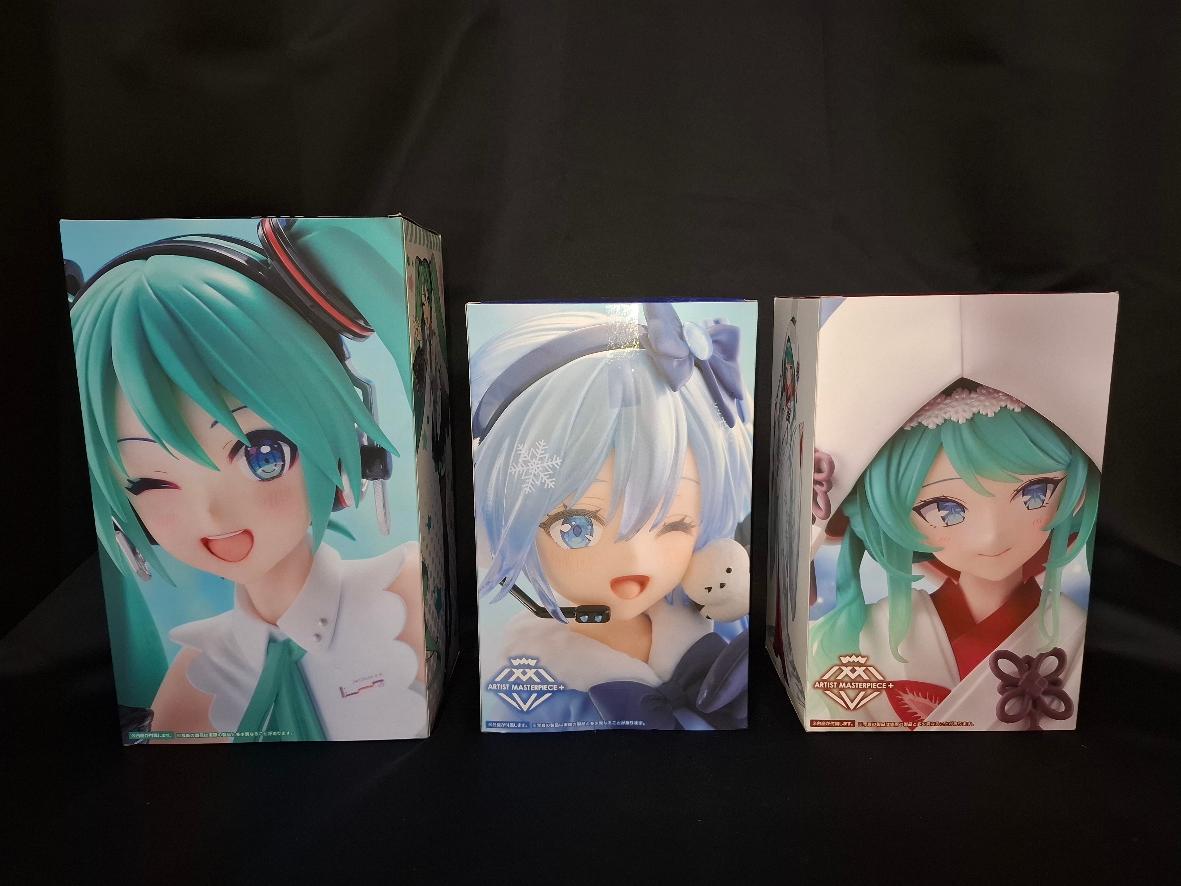 未開封】初音ミク フィギュア 3体セット 雪ミク 2012 2013 T-most NT