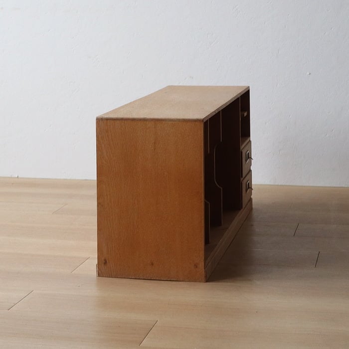 アンティーク 本棚 書棚 無塗装 ナラ材 古家具 昭和レトロ | RENOKA