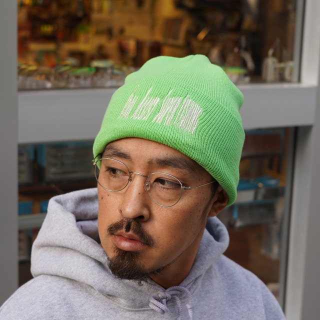 50%OFF!!　TASF  /  Weed Logo ワッチキャップ  /  Lime
