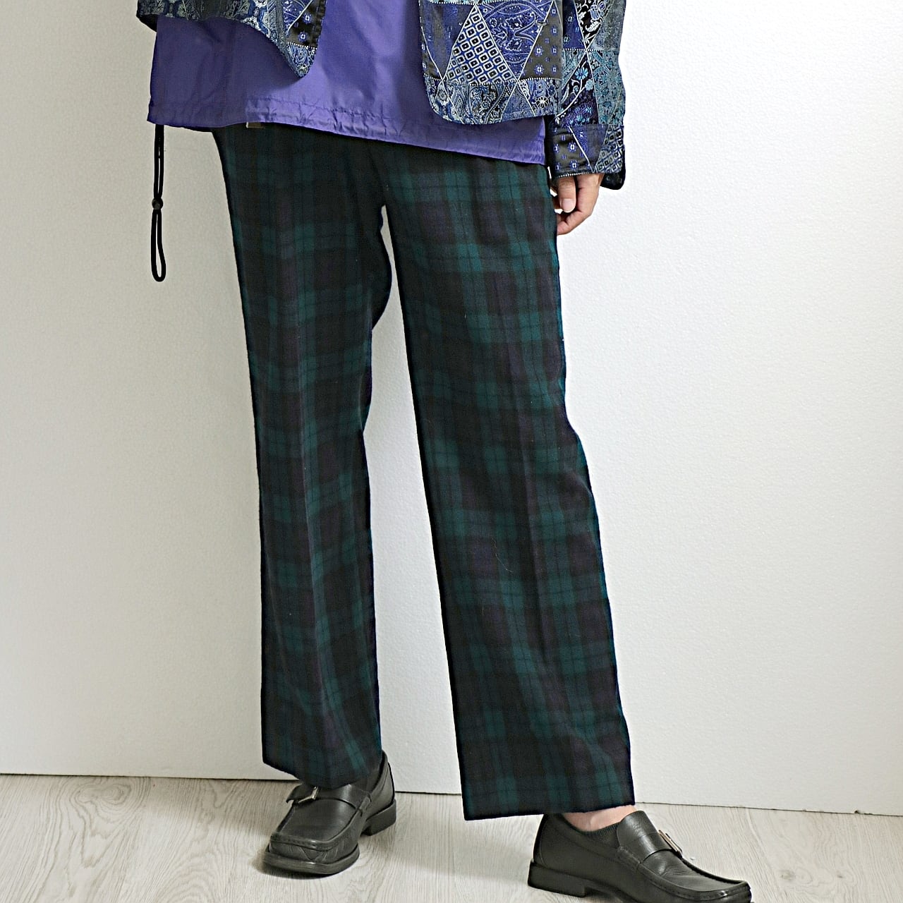 70s~ PENDLETON ペンドルトン ブラックウォッチ プレイド 柄 70s~ PENDLETON ペンドルトン ブラックウォッチ プレイド 柄