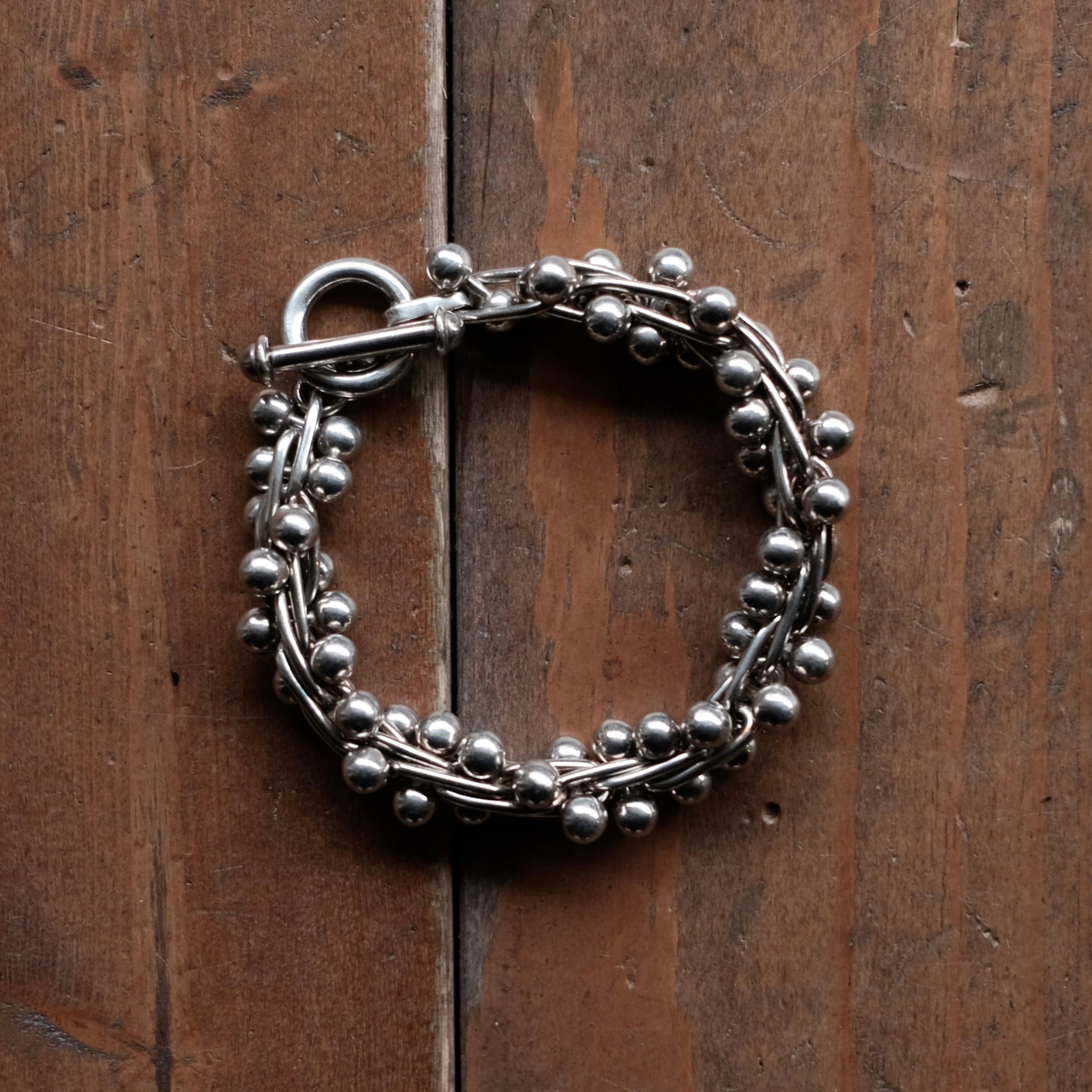 アクセサリー Mexican silver bracelet vintage MEXICAN VINTAGE SILVER925 DNA DESIGN BRACELET | safarionline