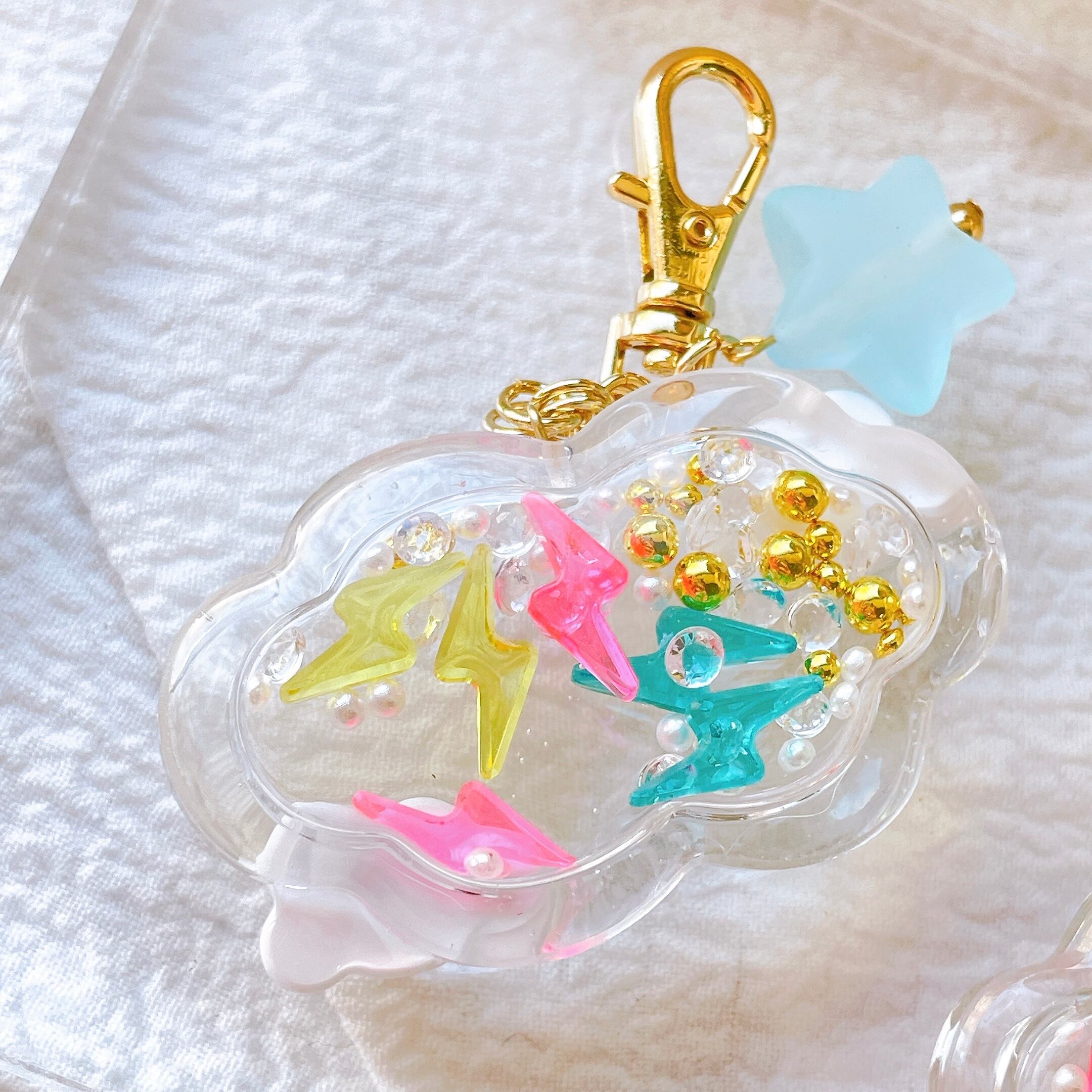 くもやん☆雲のシャカシャカキーホルダー | Tanakasan chi