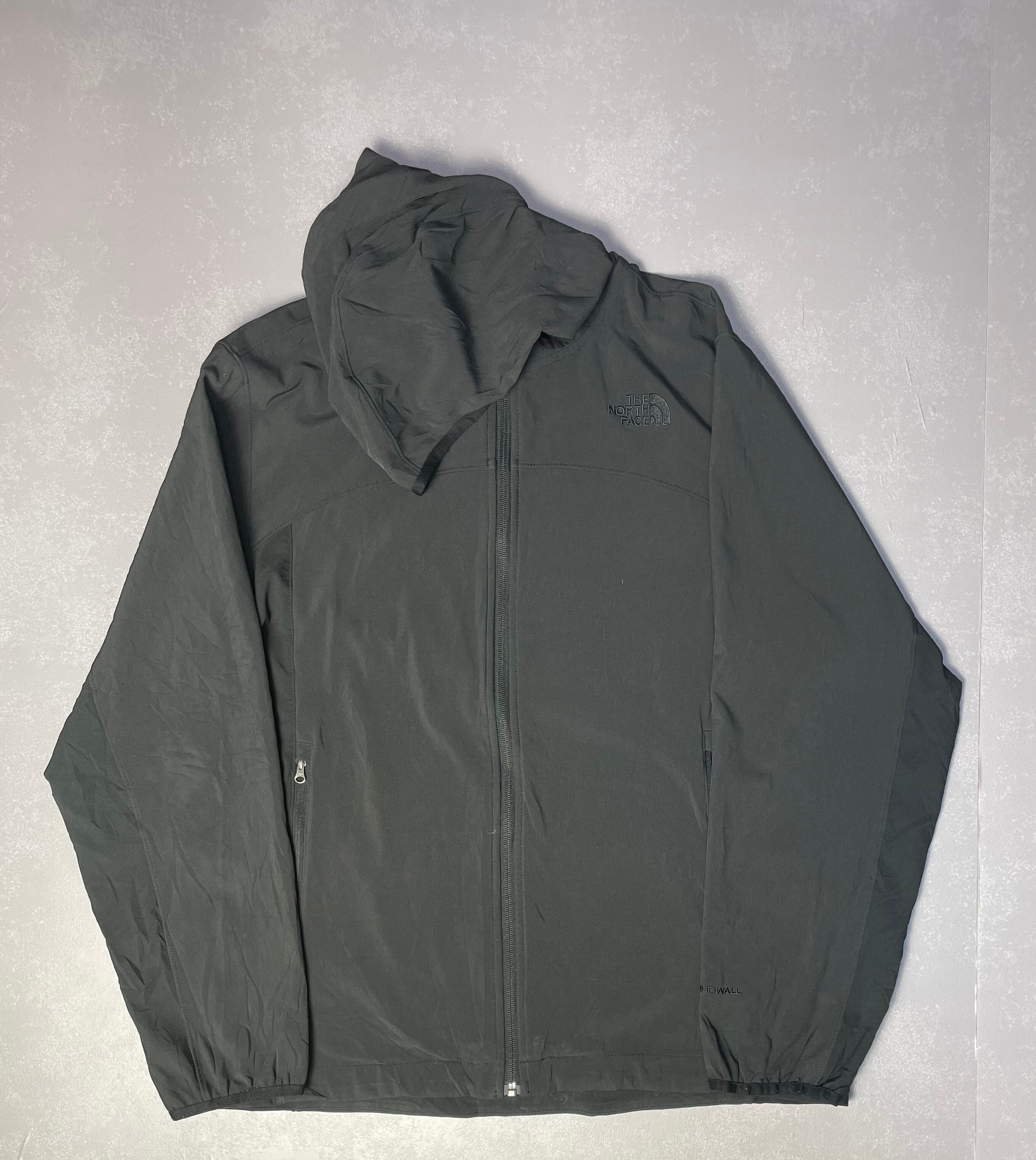 THE NORTH FACE ザ ノースフェイス ブロックウィンド パーカー メンズL 古着 ブラック 黒色 ジャケット