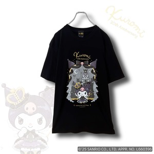 【NieR】ユニセックスコットンカットソー【KUROMI】-20th限定デザイン- IS250419  ニーア Tシャツ ストリート サブカル 地雷系  ユニセックス