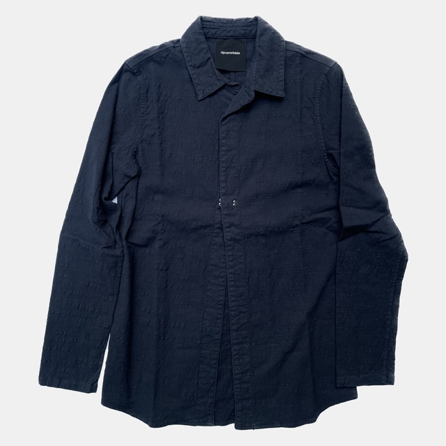 【ripvanwinkle】NEW HOOK SHIRT_NAVY