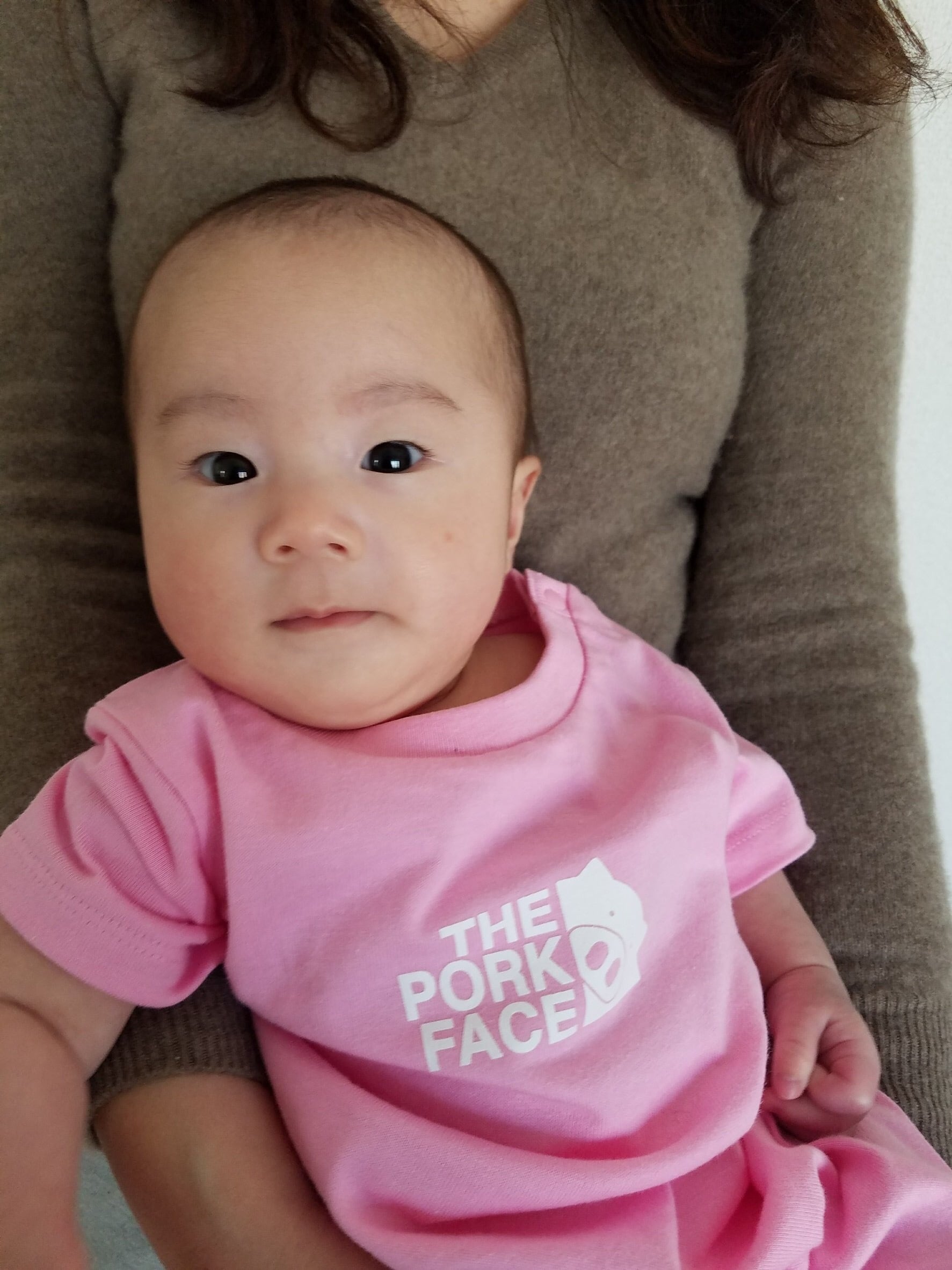 THE PORK FACE】5.6オンス ベイビー ロンパース(3カラー) | デカイT