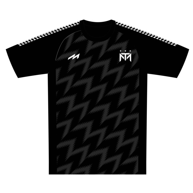 Jagged pattern Shirts（MHS-2401）BLACK