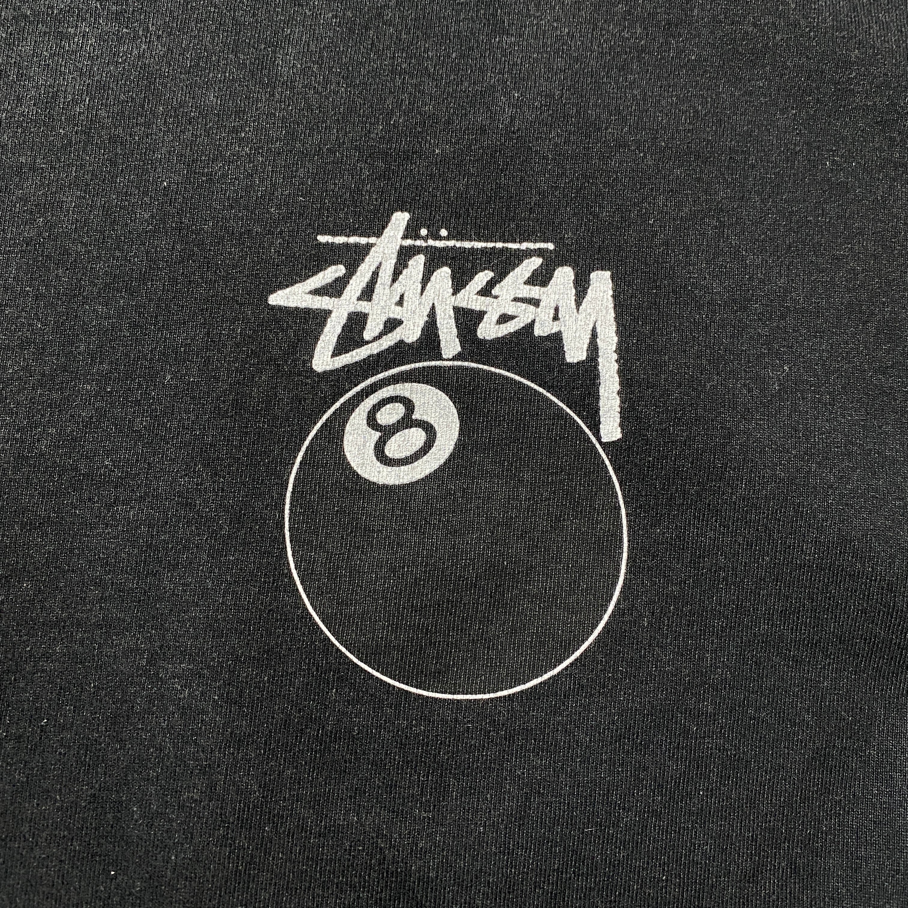 Size:XL】stussy ステューシー 8ボール エイトボール バックプリント