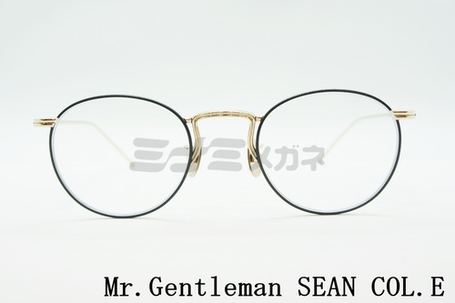 Mr.Gentleman メガネフレーム SEAN COL.E ボストン メタル 丸メガネ クラシカル シーン ミスタージェントルマン 正規品
