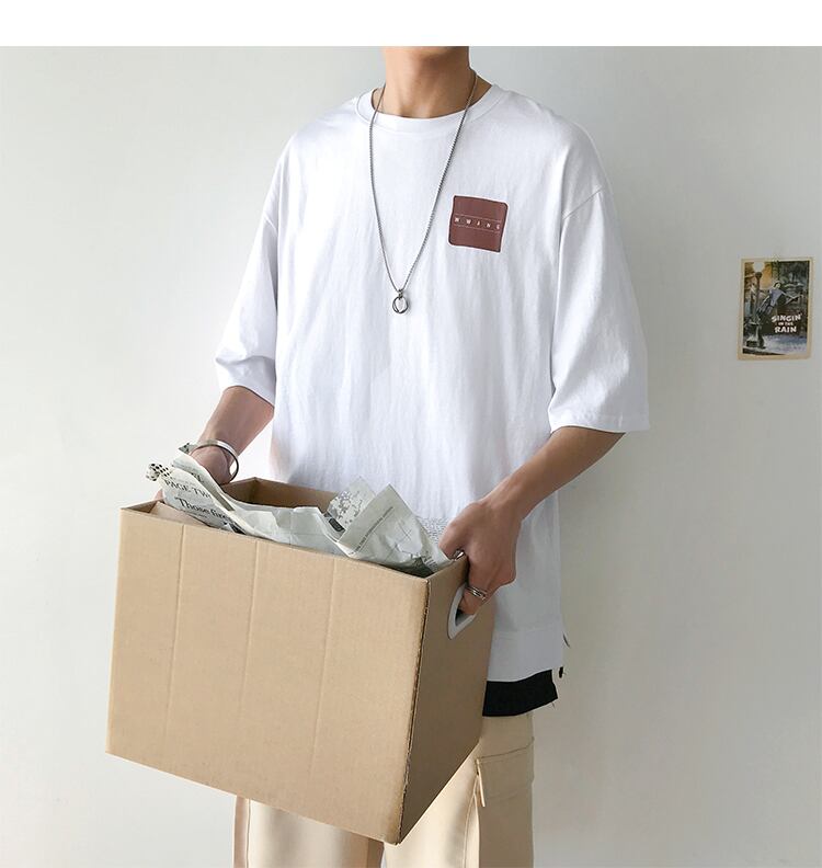 全2色 Tシャツ カットソー プリント カジュアル シンプル