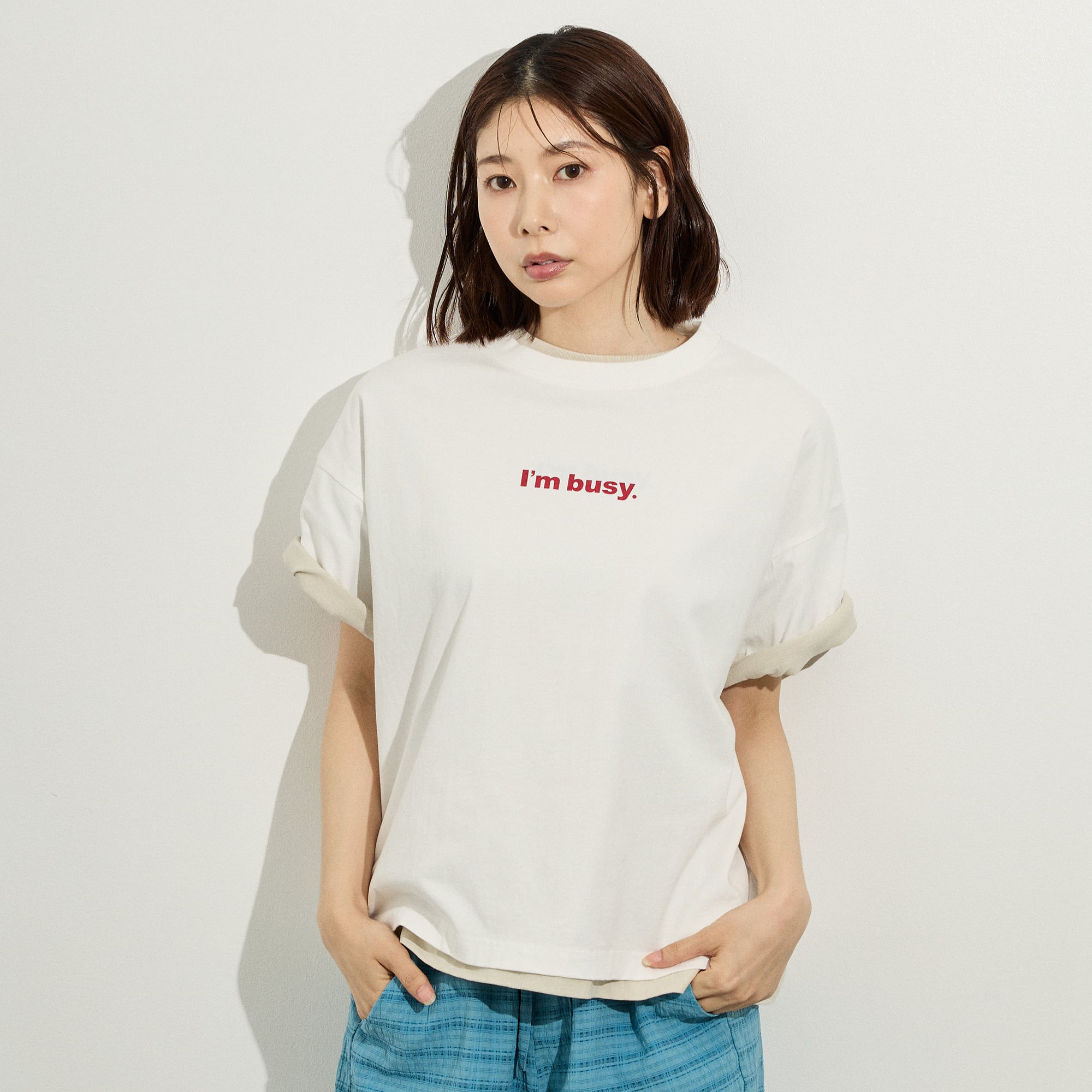 USAコットン キャパオーバーTee|リラックスシルエット