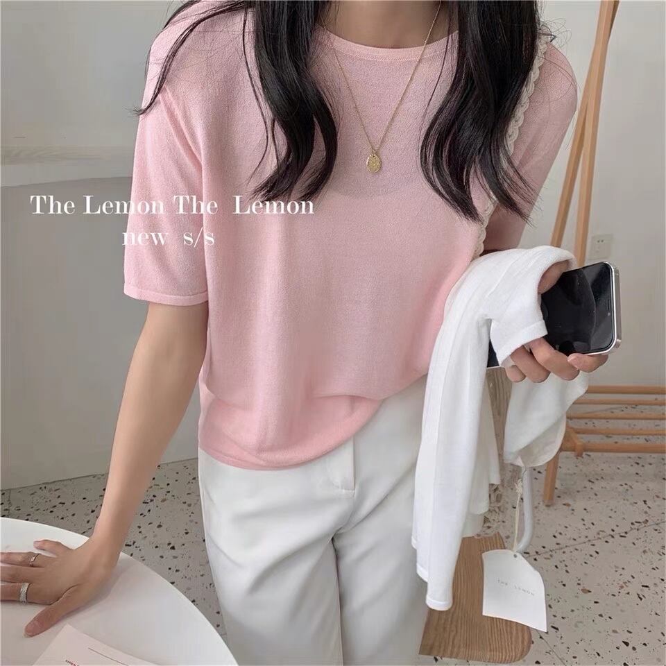 カシュクールオーバーTシャツ　AJ111-9008