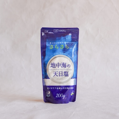 地中海の天日塩さらさらタイプ 200g