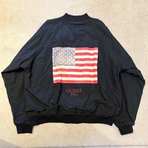 1990s GUESS NYLON JACKET STAR&BARS