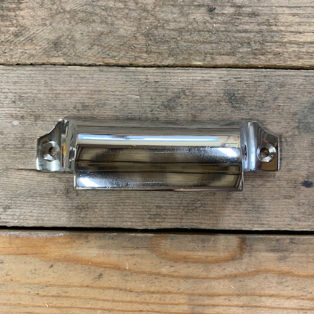 Brass Bin Pull Polish Nickel