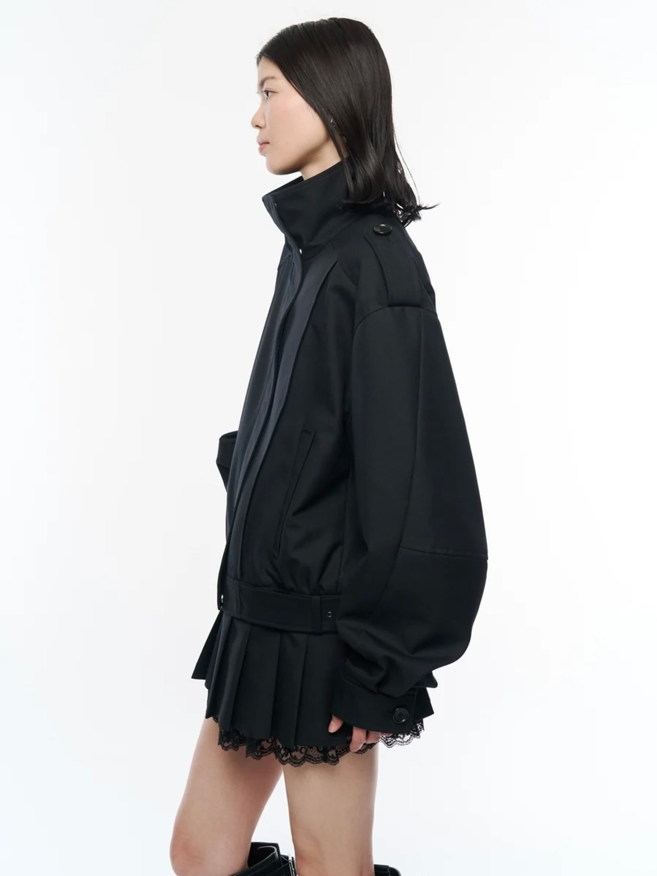 【26AW | WOMEN】POOLDE プールデ / ブルゾン / Kilt-Hem Zip Blouson  PLD-26AW-BL01 - 18