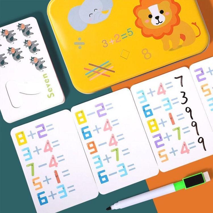 算数カード 学習 おもちゃ 知育玩具 脳トレ 勉強 算数 数字 数学 算数
