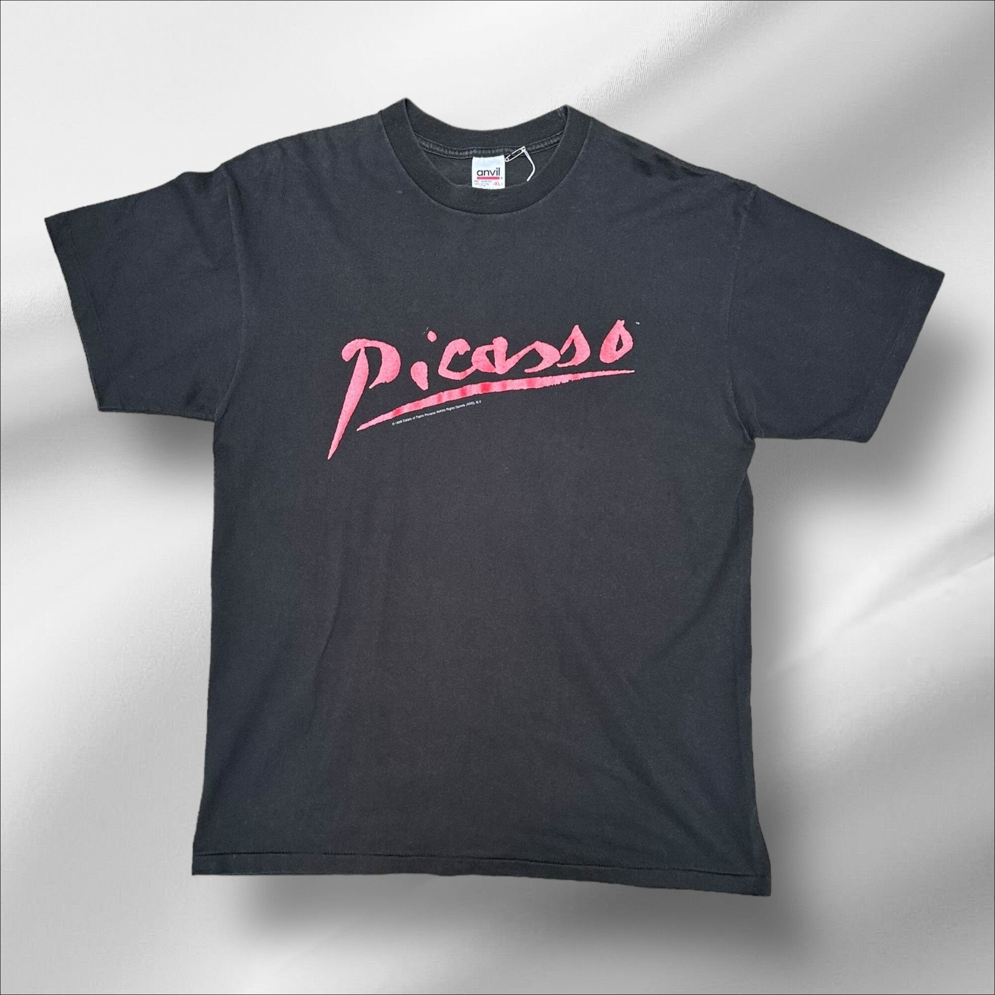 PICASSO XLサイズ】©️1998 / anvilボディ / ピカソ Tシャツ / MADE IN 