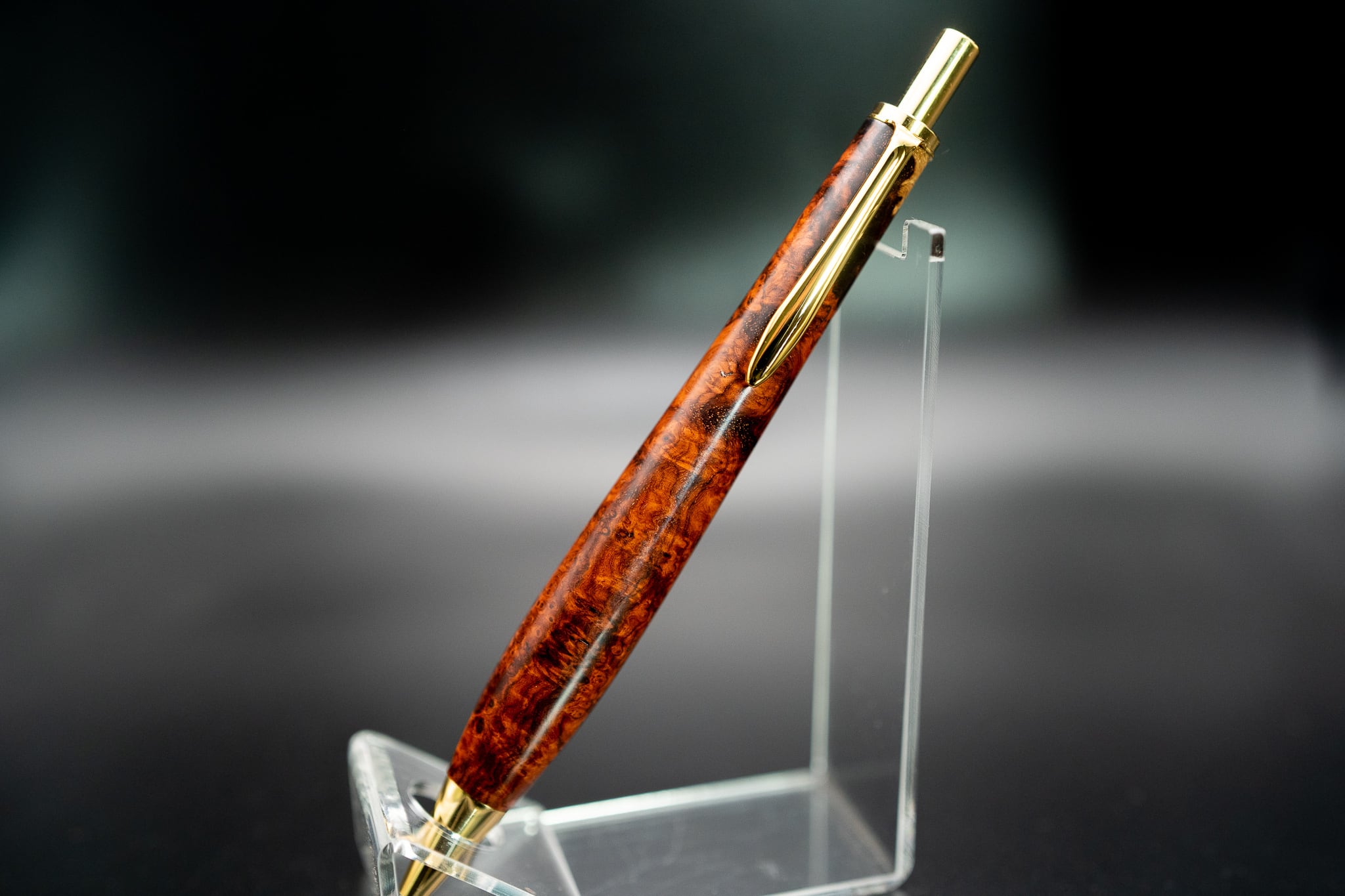 朱色の銘木】 本花瘤杢 本花梨紅白 極上 受注生産品 | 木軸ペン 朱色の銘木】 本花瘤杢 本花梨紅白 極上 受注生産品 | 木軸ペン