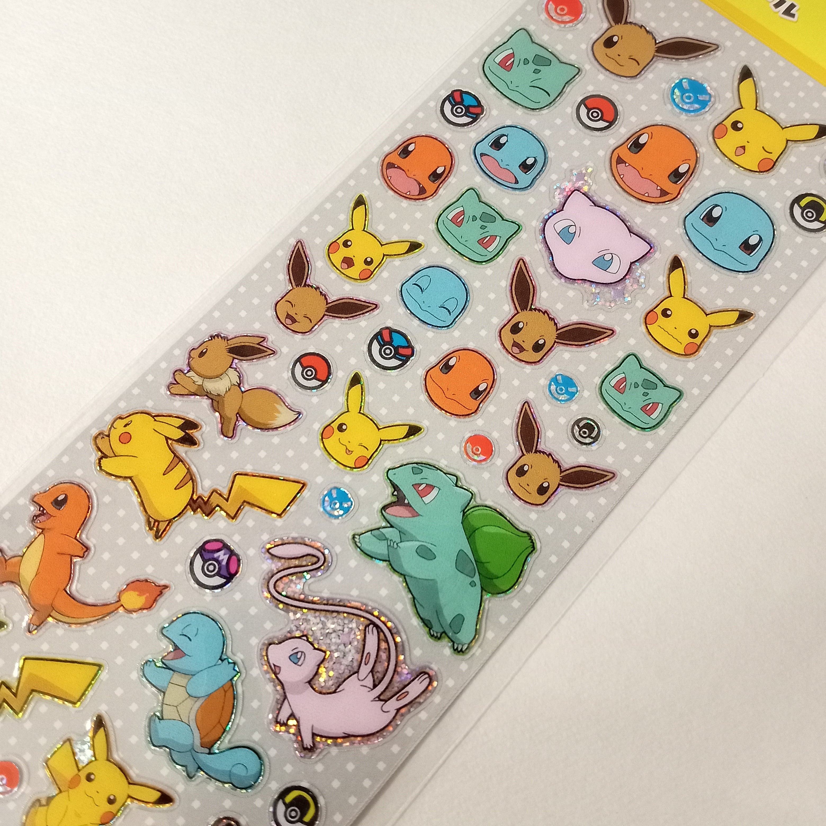 キラつやシール ポケットモンスターB イエロー | てんくーどう