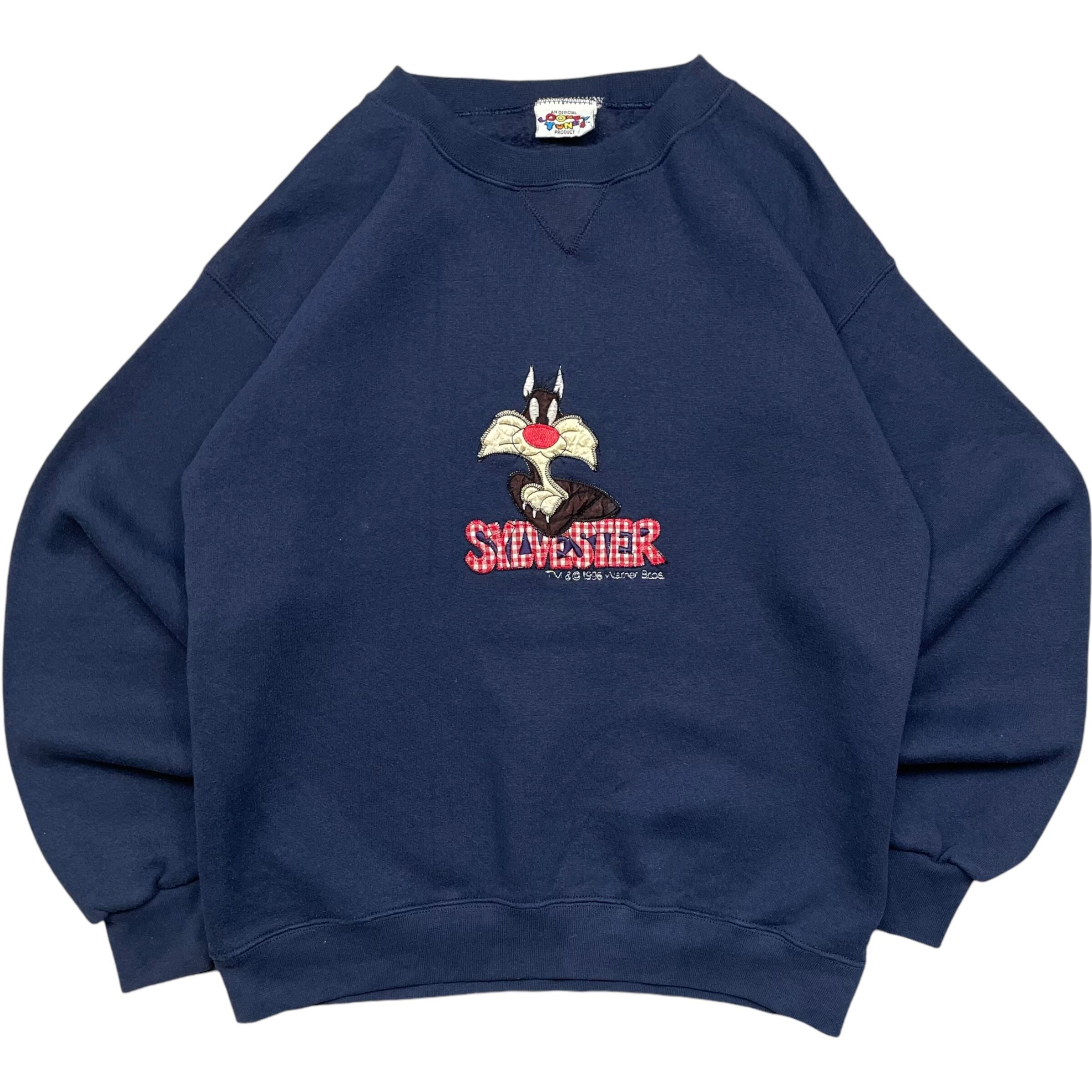 《M》LOONEY TUNES ルーニーチューンズ スウェット 90年代 vintage no.4702